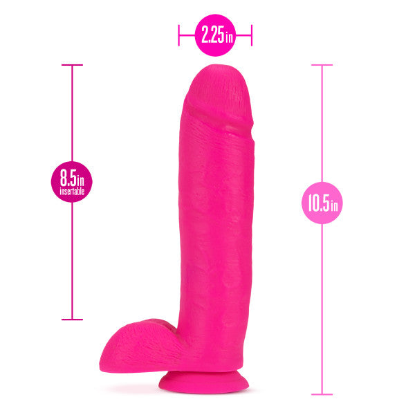 Neo - 10 Inch Dual Density Dildo - Neon