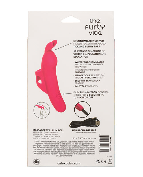 Neon Vibes - the Flirty Vibrator - Pink