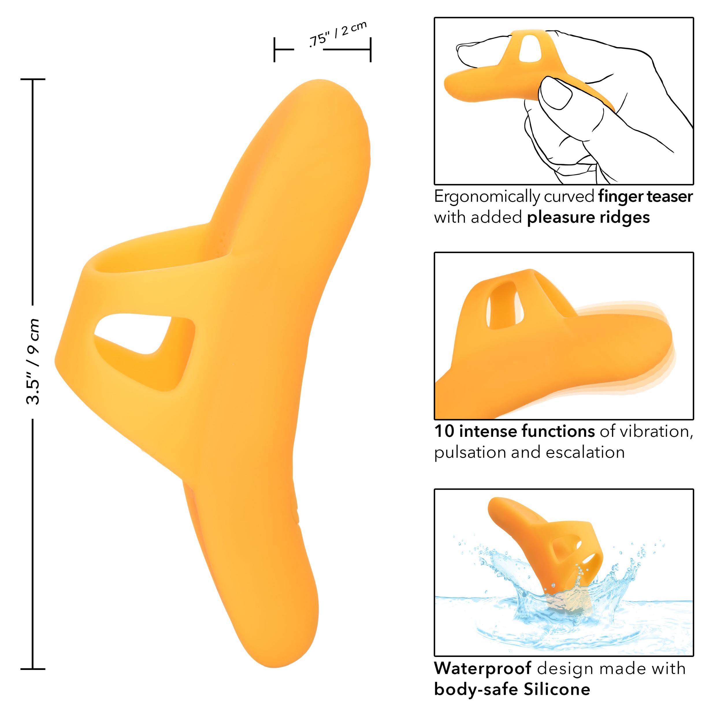 Neon Vibes - the Pleasure Vibrator - Orange Orange