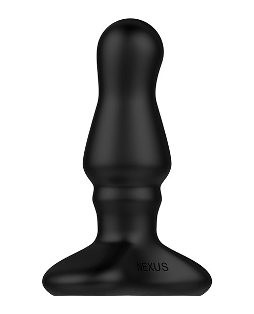 Nexus Bolster Butt Plug W/inflatable Tip - Black