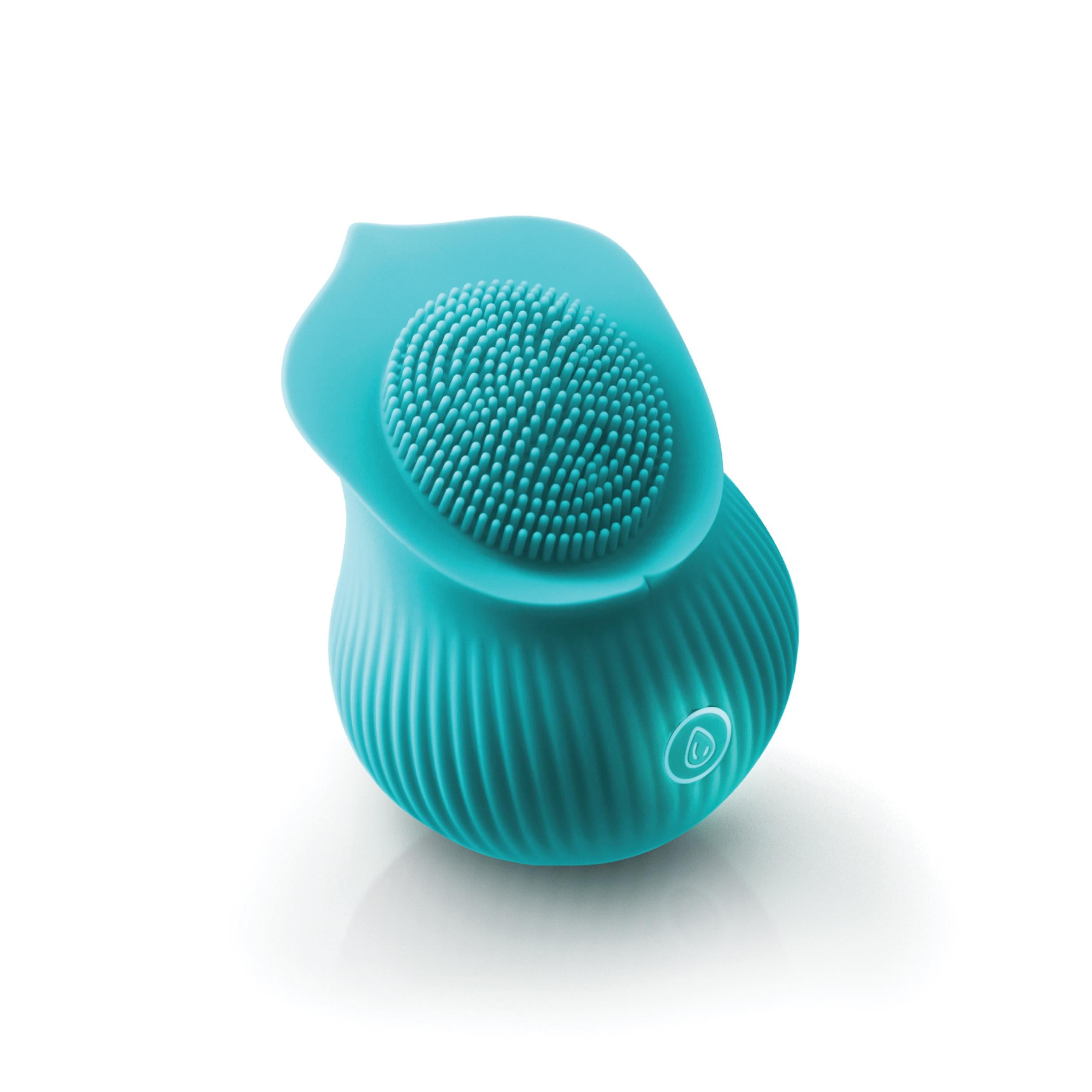 NS Novelties Bloom - Rechargeable Clitoral Stimulator Teal