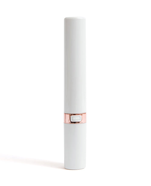 Nu Sensuelle Cache 20 Functions Covered Lipstick Vibrator White