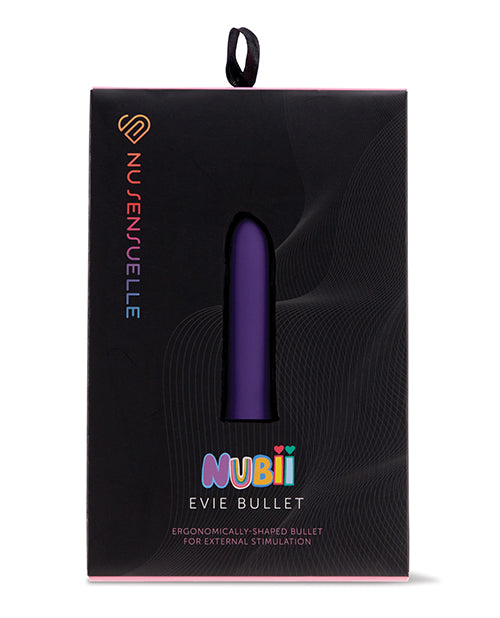 Nu Sensuelle Nubii Evie 5 Speed W/ 10 Modes Bullet Vibrator Purple