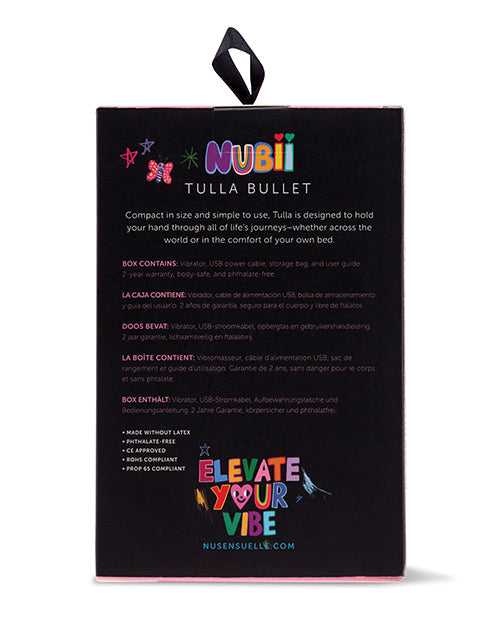 Nubii Tulla Bullet Vibrator Powerfu in Pocket Sized