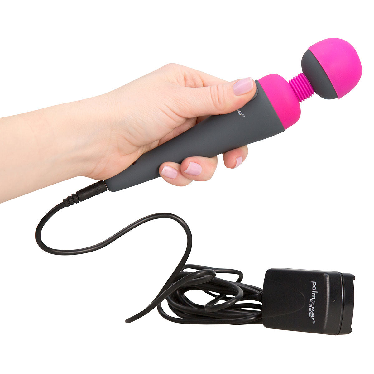 Palm Power Massager Fuschia Plug In