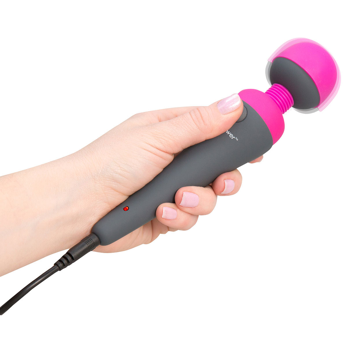 Palm Power Massager Fuschia Plug In