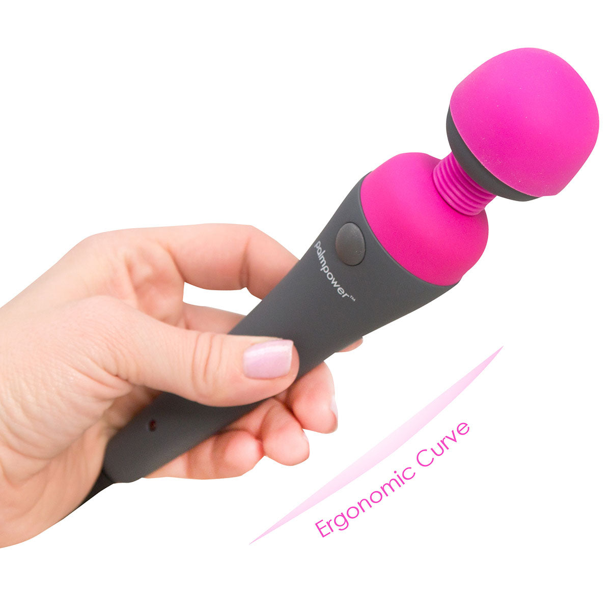 Palm Power Massager Fuschia Plug In