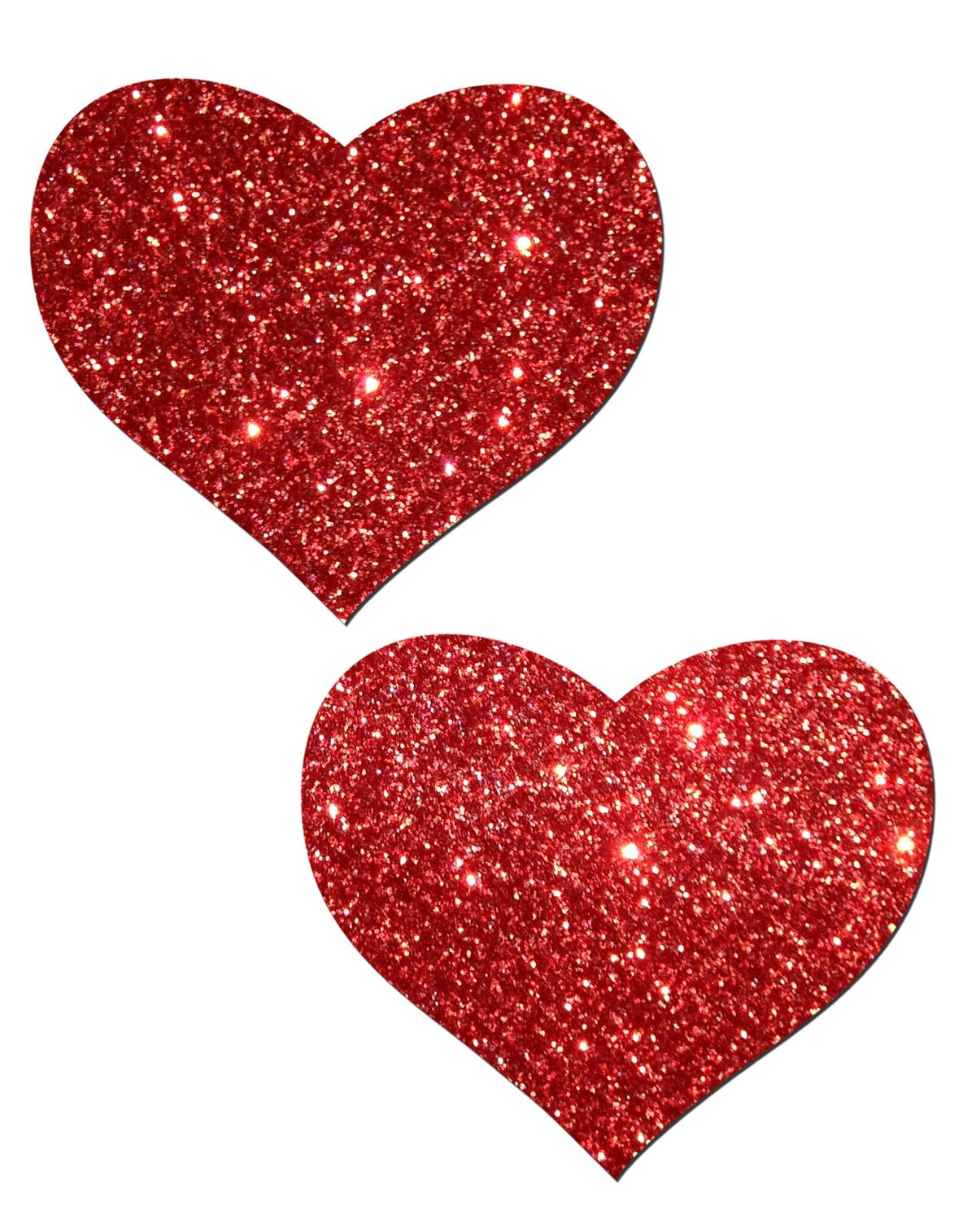 Pastease Glitter Heart W/bow Red