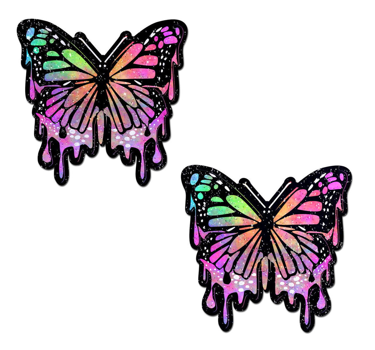 Pastease Trippy Butterfly Melt Rainbow Glitter Multi Color