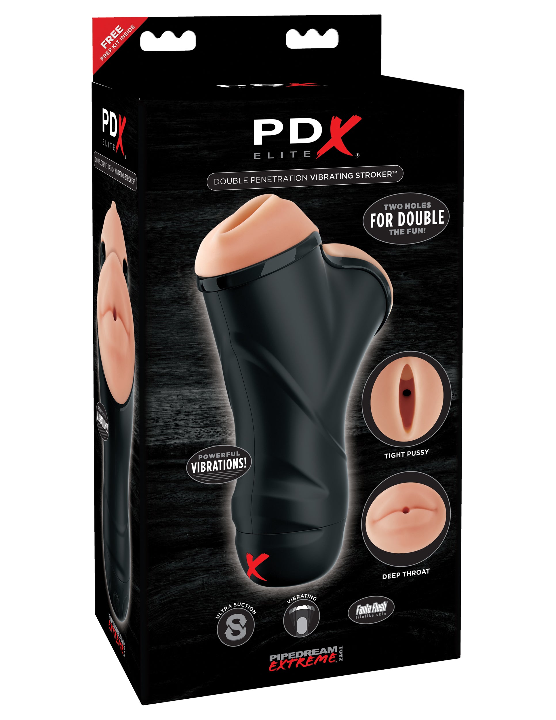 Pdx Elite Double Penetration Vibrating Stroker | ThatMood Pdx Elite Double Penetration Vibrating Stroker | ThatMood
