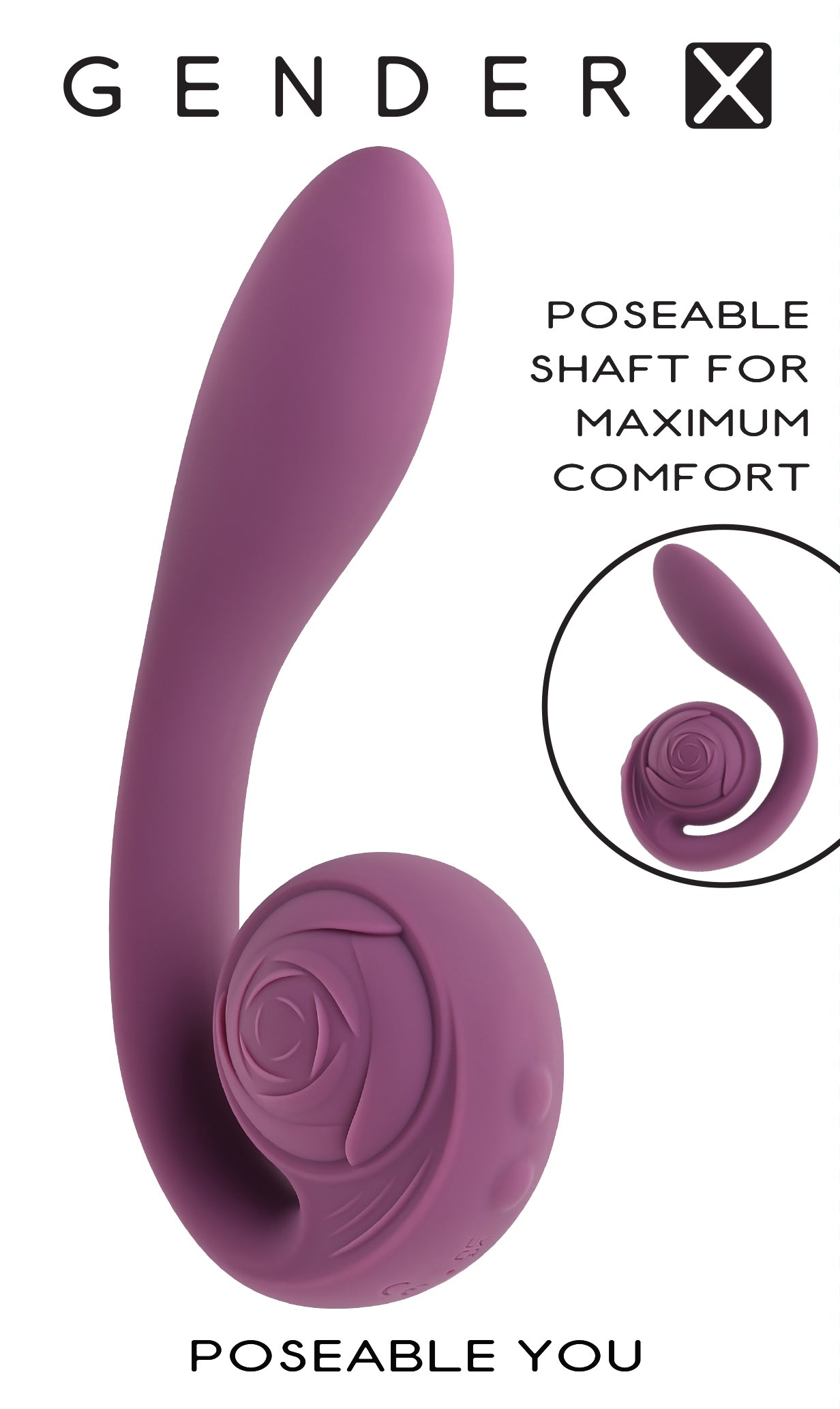 Poseable Rabbit Vibrator - Purple by Evolved