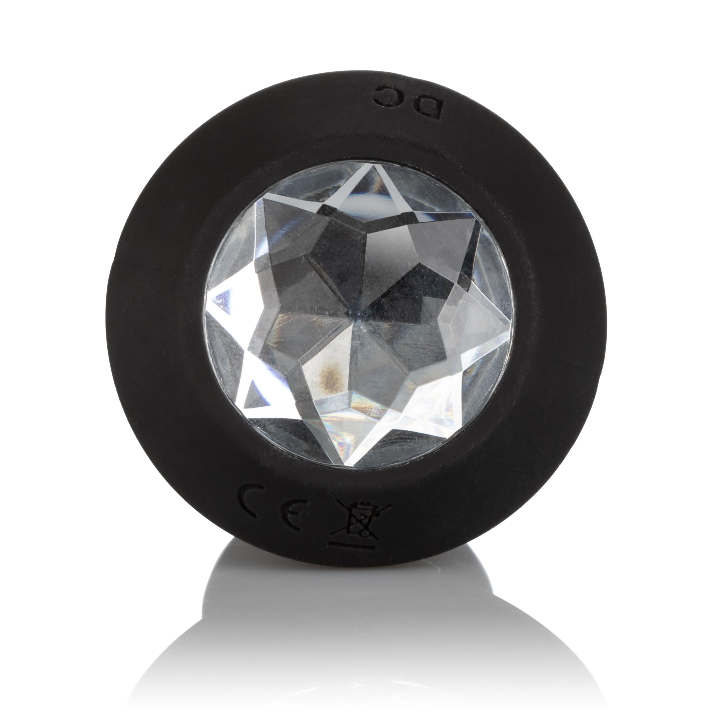 Power Gem Vibrating Petite Crystal Probe Black