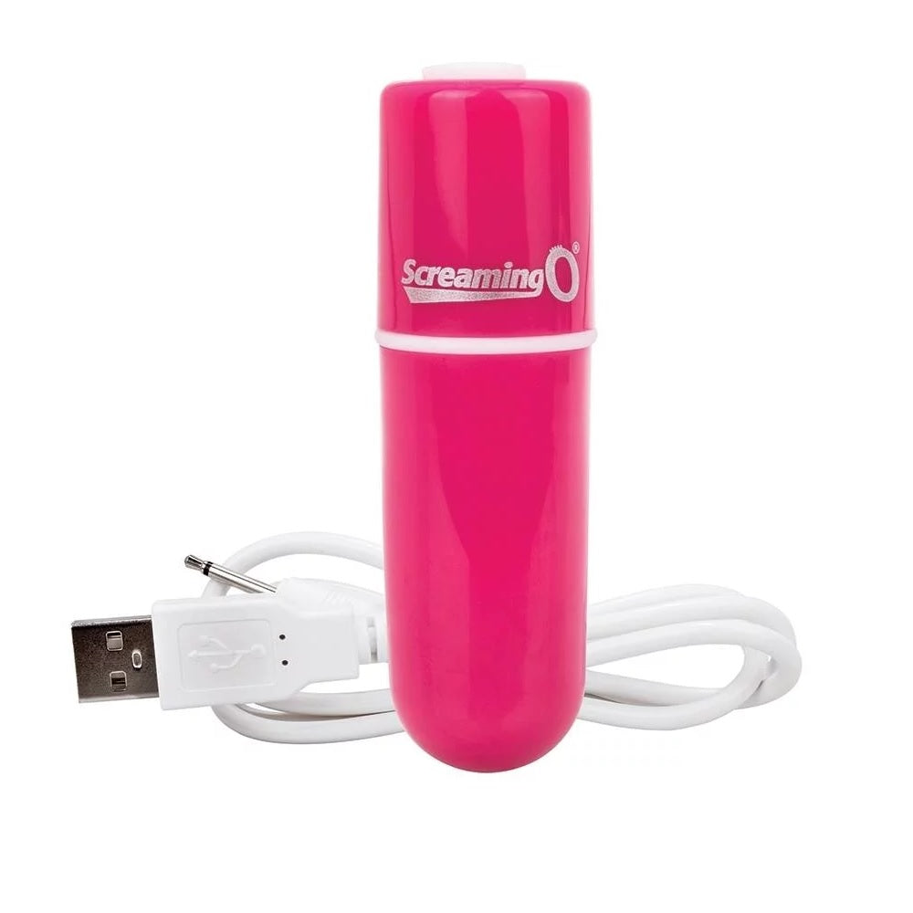 Powerful Screaming O Charged Vooom Bullet Vibrator - Pink