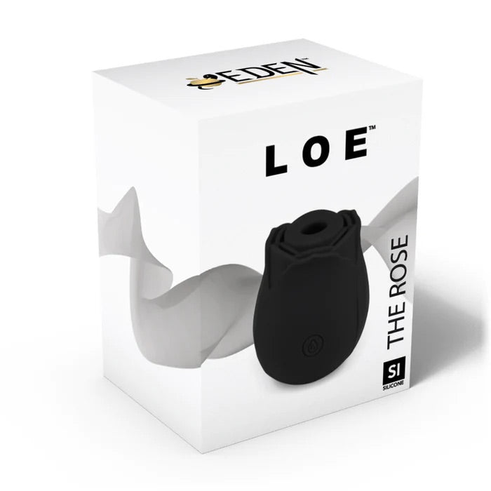 Premium Suction Clitoral Stimulator - Loe The Rose Black