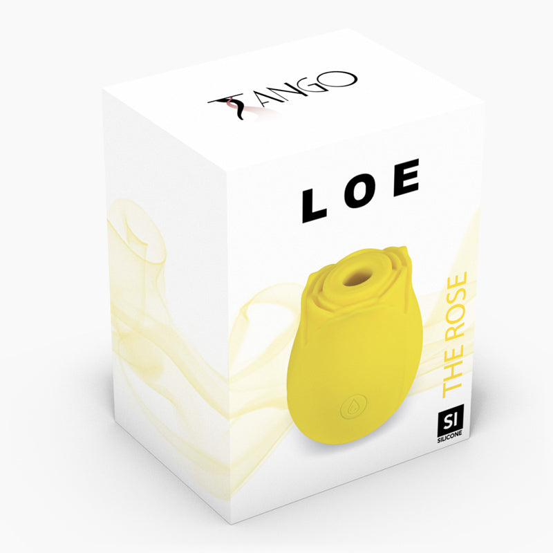 Premium Suction Clitoral Stimulator - Loe The Rose Yellow