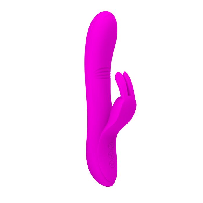 Pretty Love Dylan Rabbit Vibrator Silicone Fuchsia