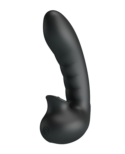 Pretty Love Hobgoblin Sucking Finger Vibrator - Black
