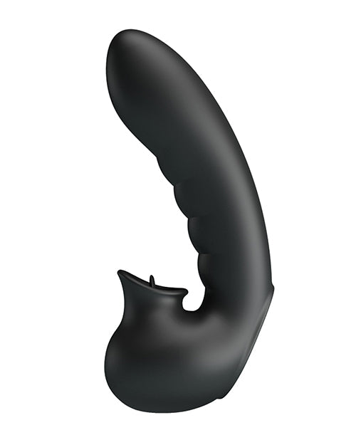 Pretty Love Hobgoblin Sucking Finger Vibrator - Black