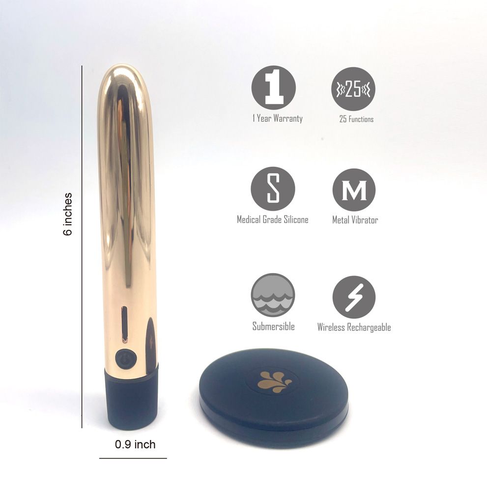 Pure Bliss Gold Selina Q1 Charger Bullet Vibrator