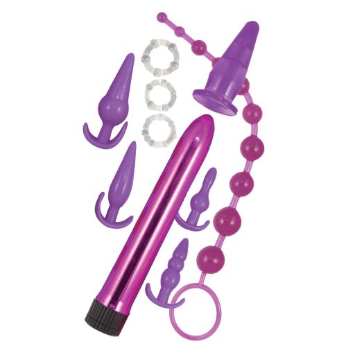 Purple Elite Collection 10-pieces Unique Anal Play Kit