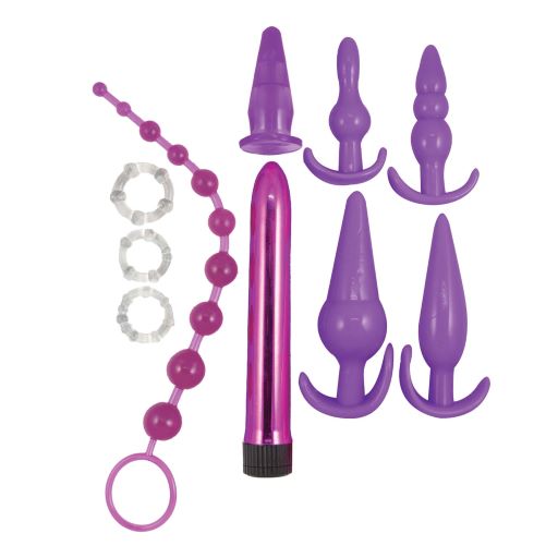 Purple Elite Collection 10-pieces Unique Anal Play Kit