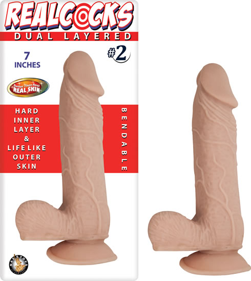 Real Cocks Dual Layered #2- 7 Flesh