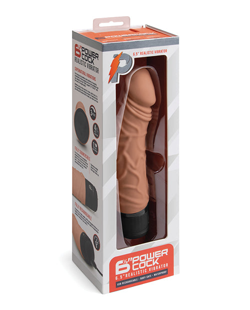 Realistic Vibrator: Powercocks 6.5in by Electric Mocha