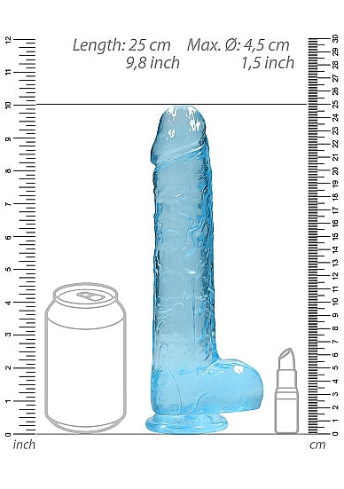 Realrock 9in Realistic Dildo W/ Balls
