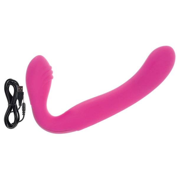 Rechargeable Love Rider Strap On - Pink