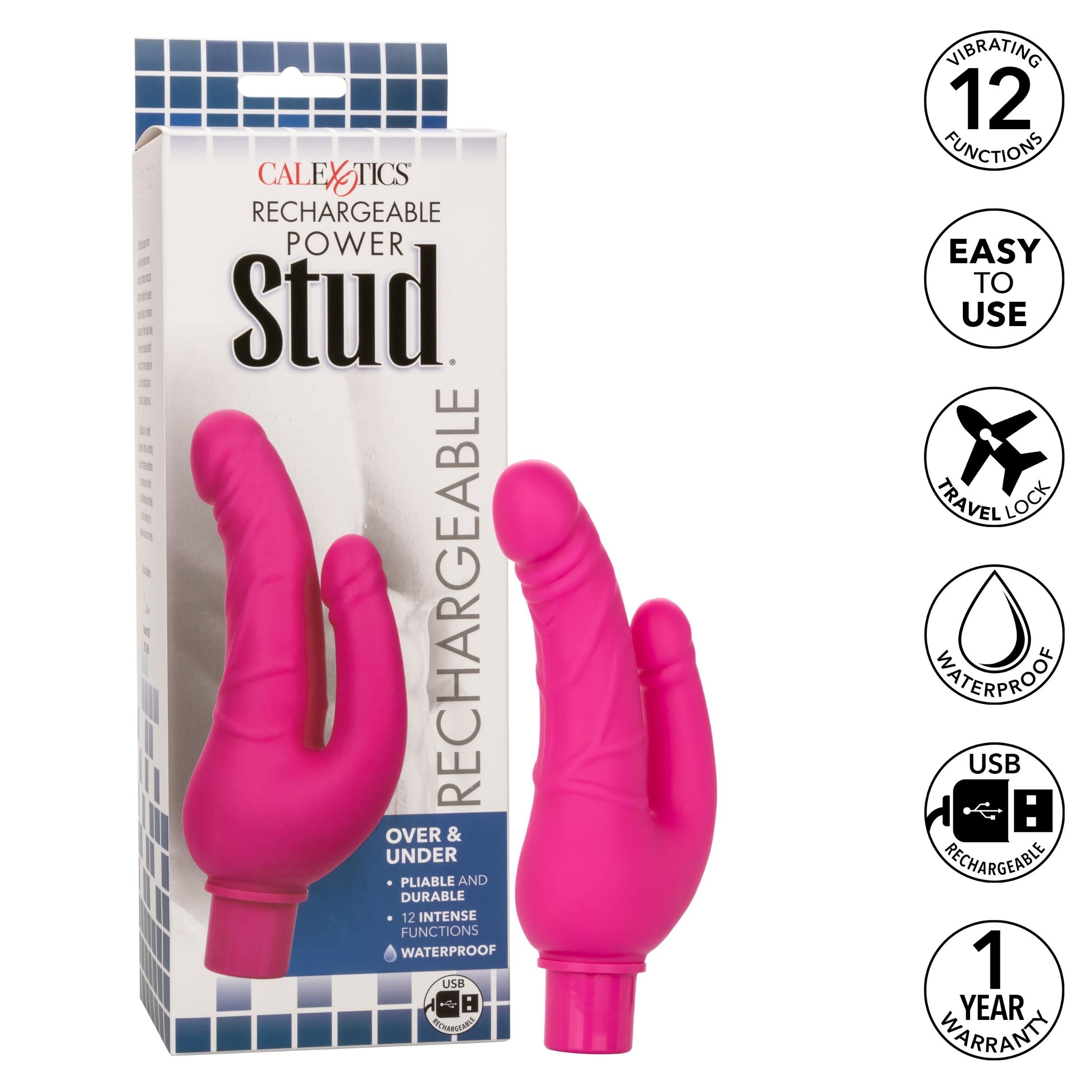 Rechargeable Power Stud Over and Under