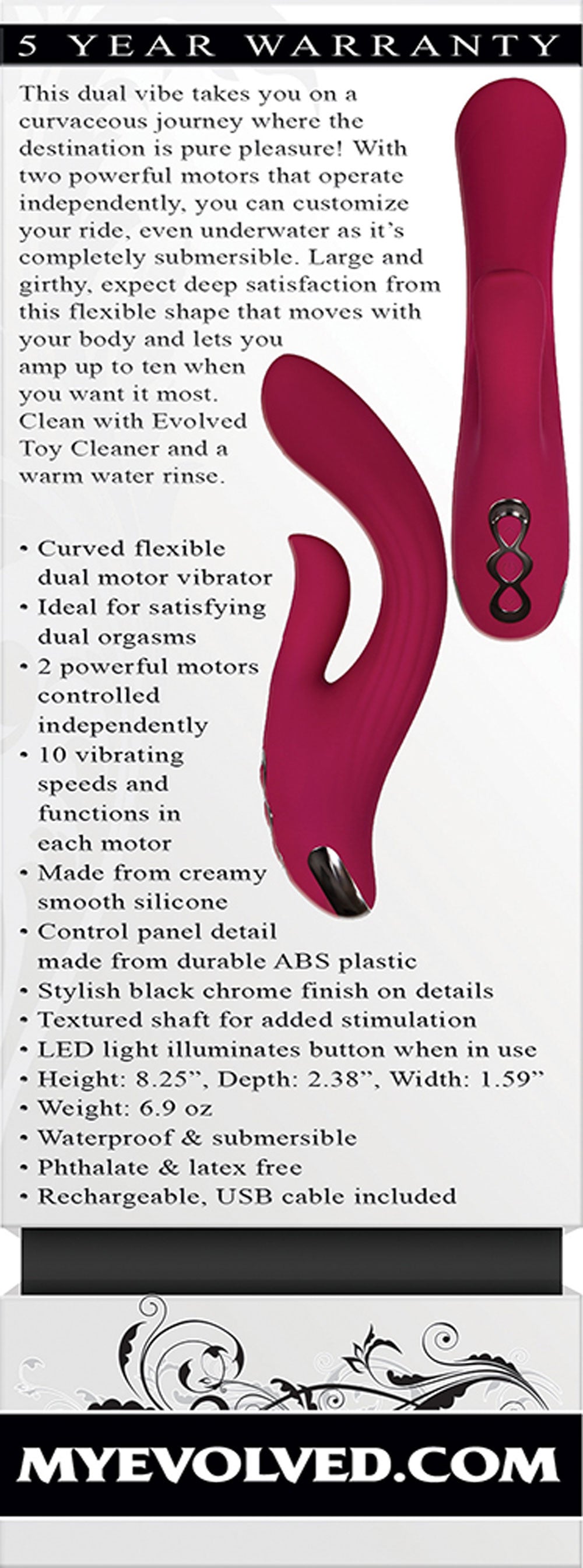 Red Dream Dual Stimulator by Sale Specials