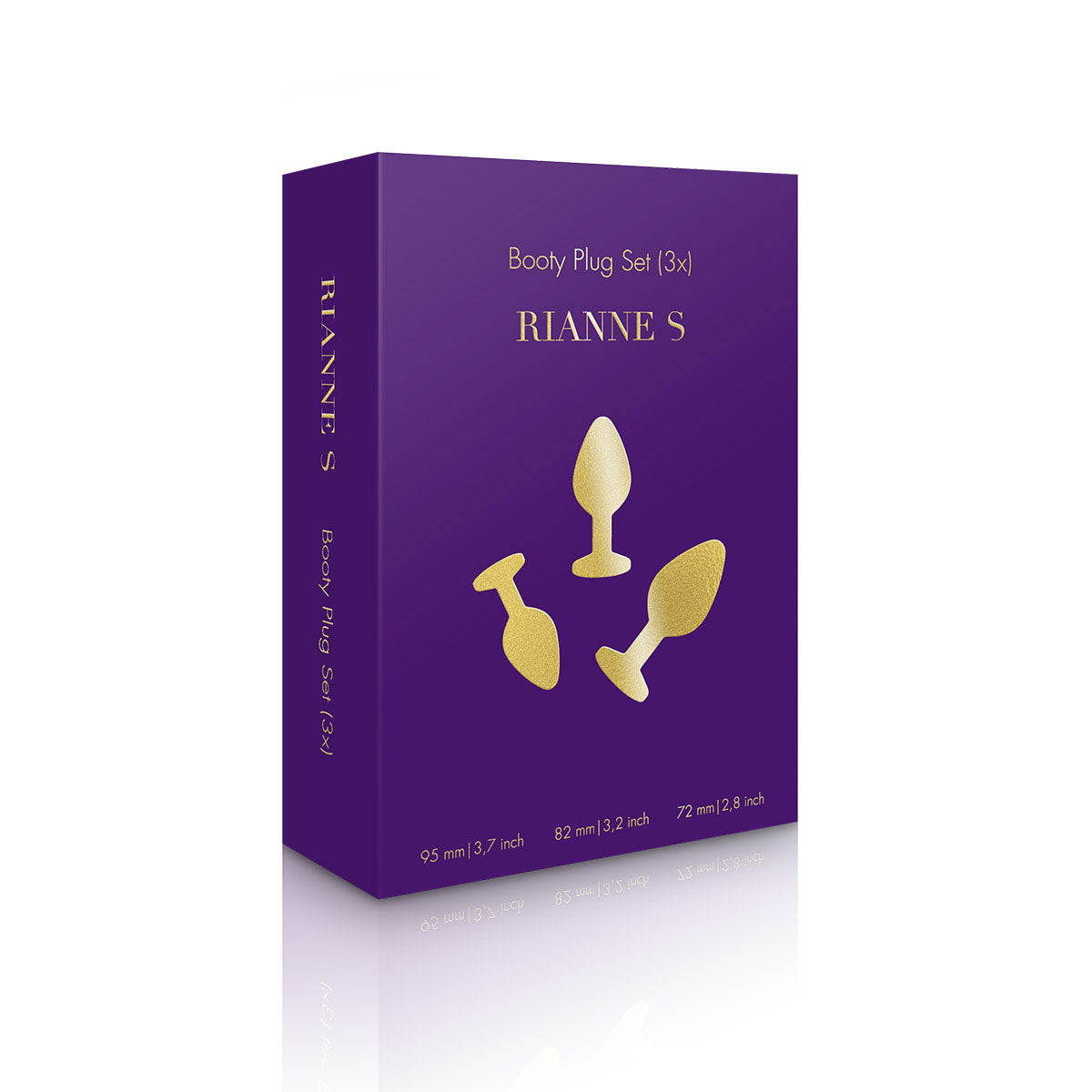 Rianne S. Booty Plug Set 2-Pack - Gold