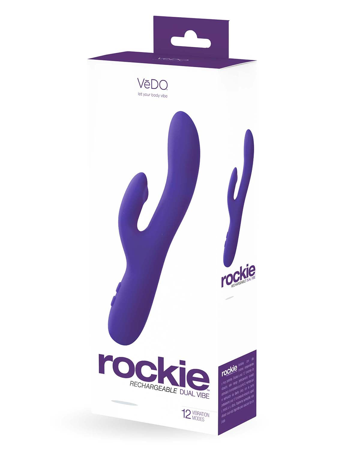 Rockie Dual Rechargeable Vibe Indigo