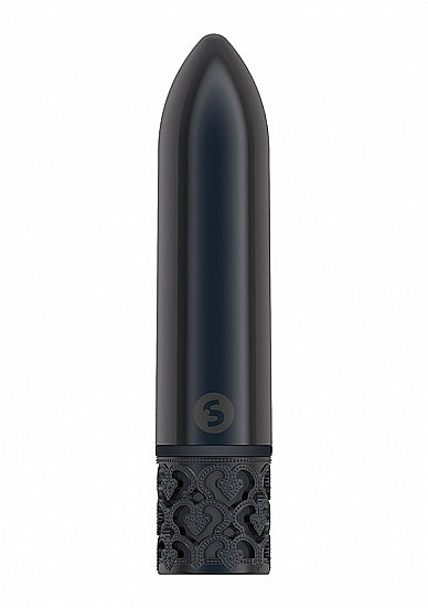 Royal Gems Glamor Powerful Rechargeable Bullet Vibrator Gunmetal