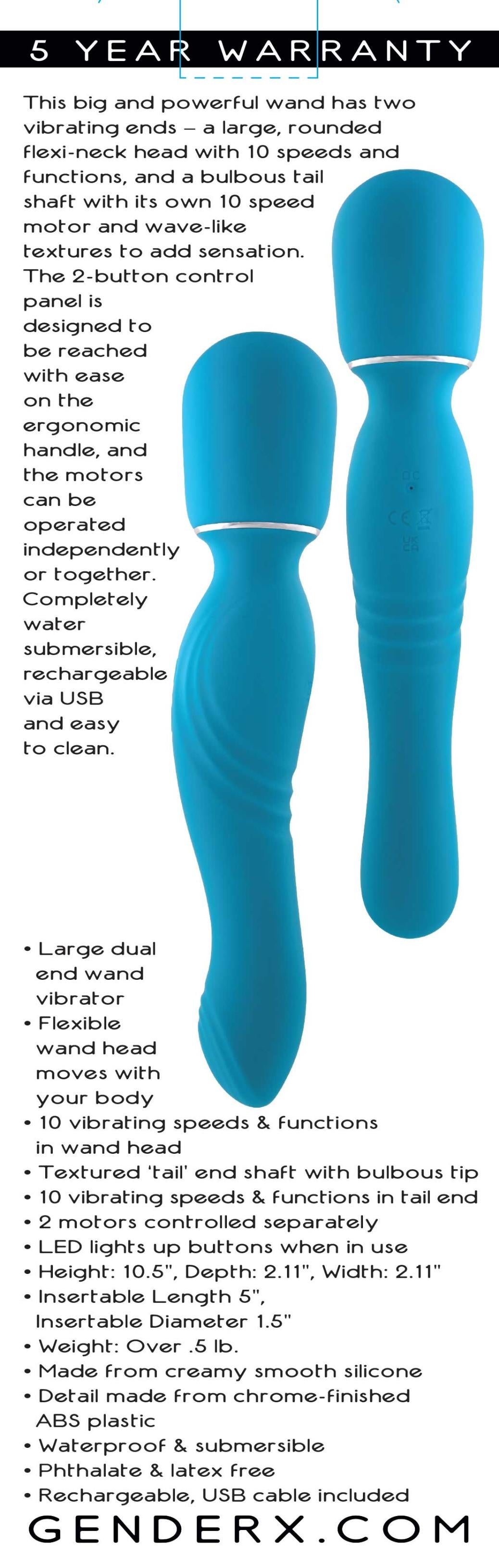 Sale Specials Dual Stimulator Wand Vibrator