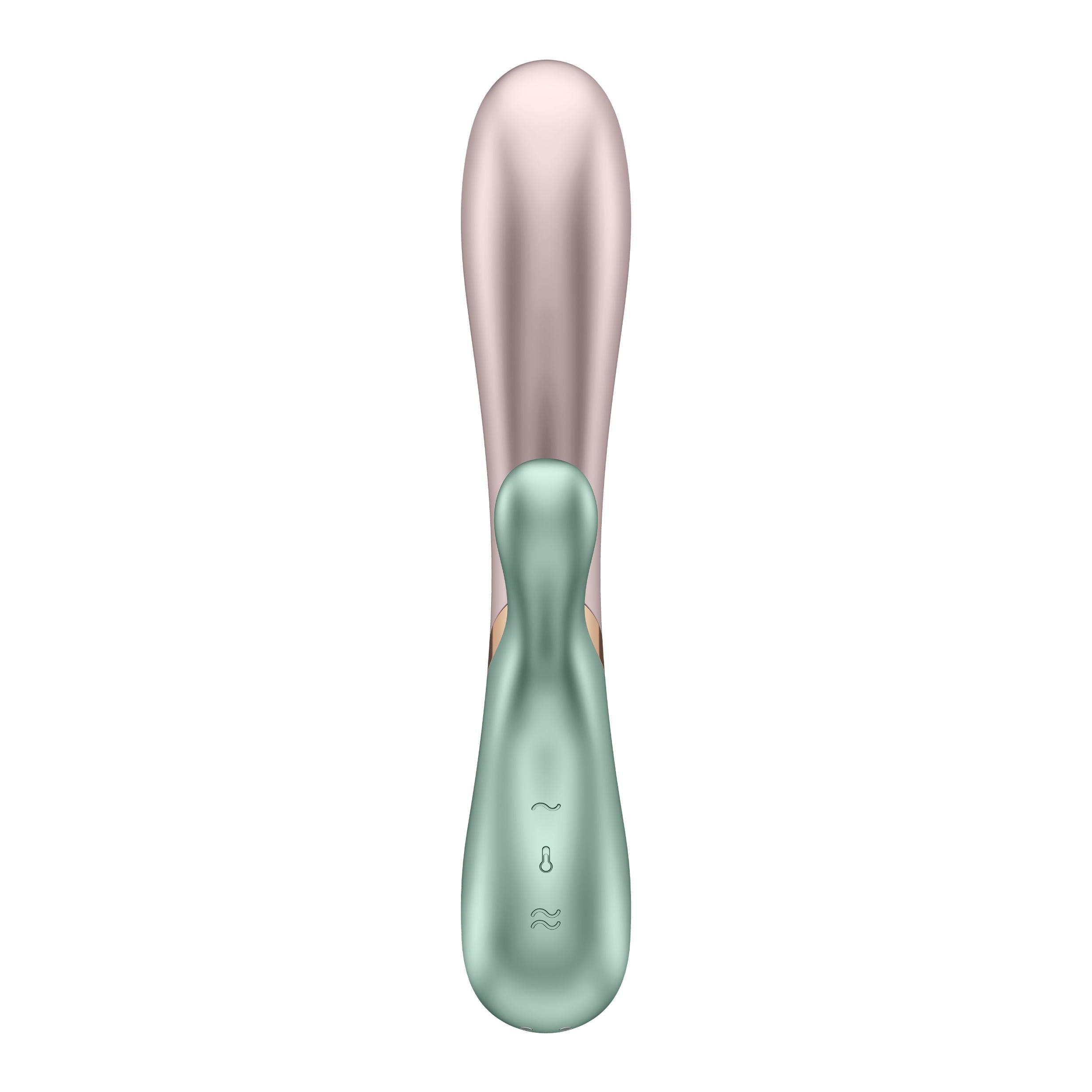 Satisfyer Hot Lover: Heating Dual Stimulator Green
