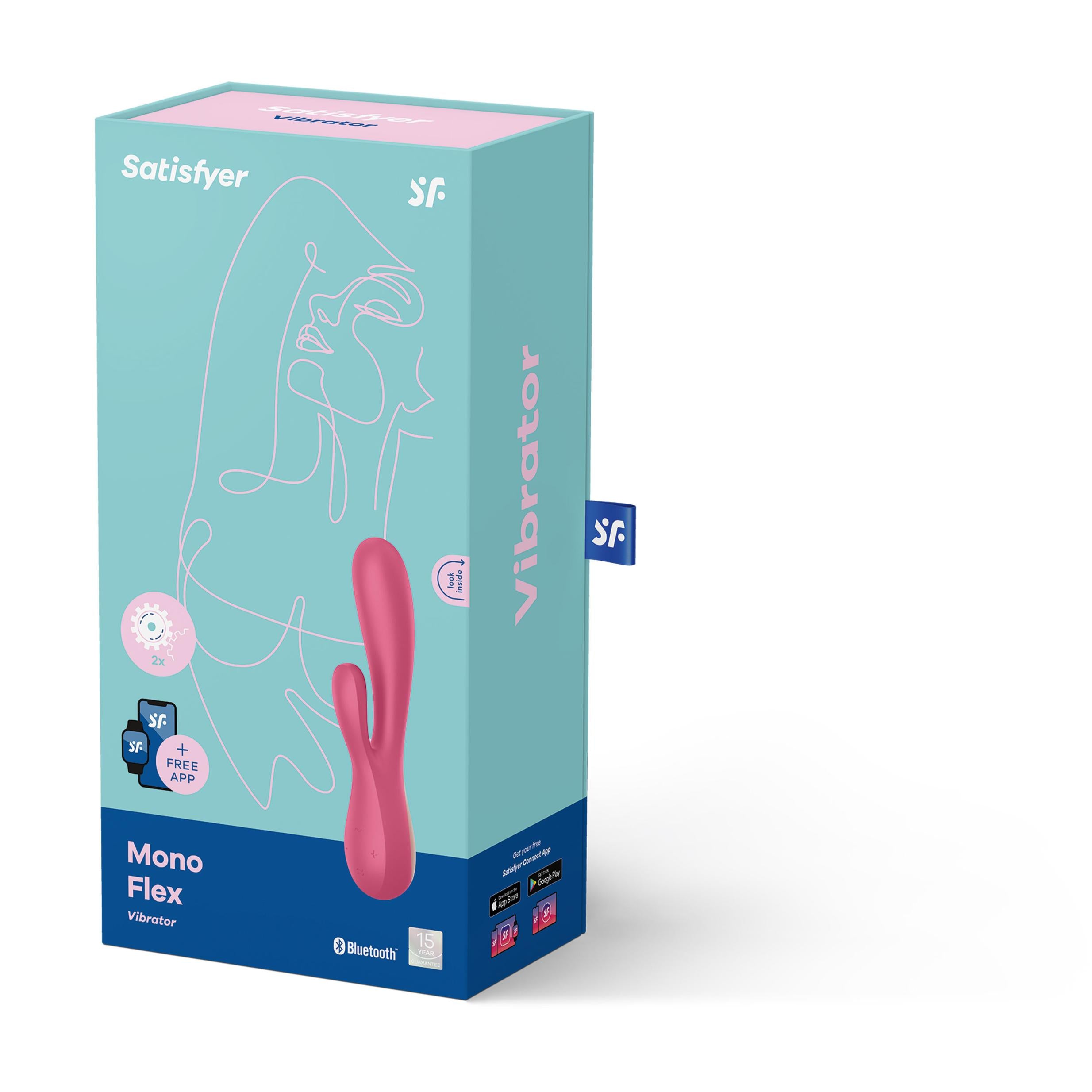 Satisfyer Mono Flex Mauve: Ultimate Rabbit Vibrator Red