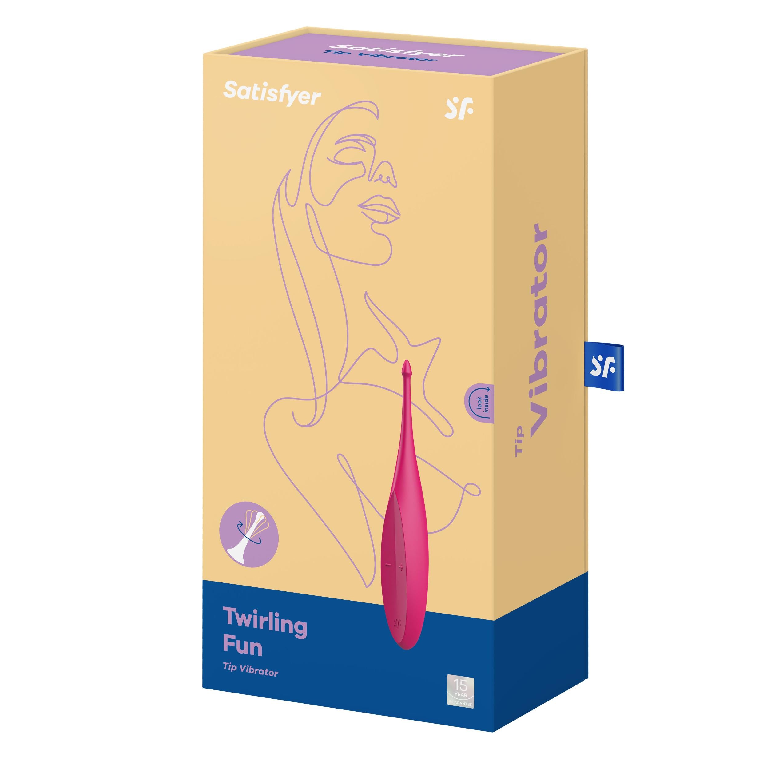 Satisfyer Twirling Fun Clitoral Stimulator - White
