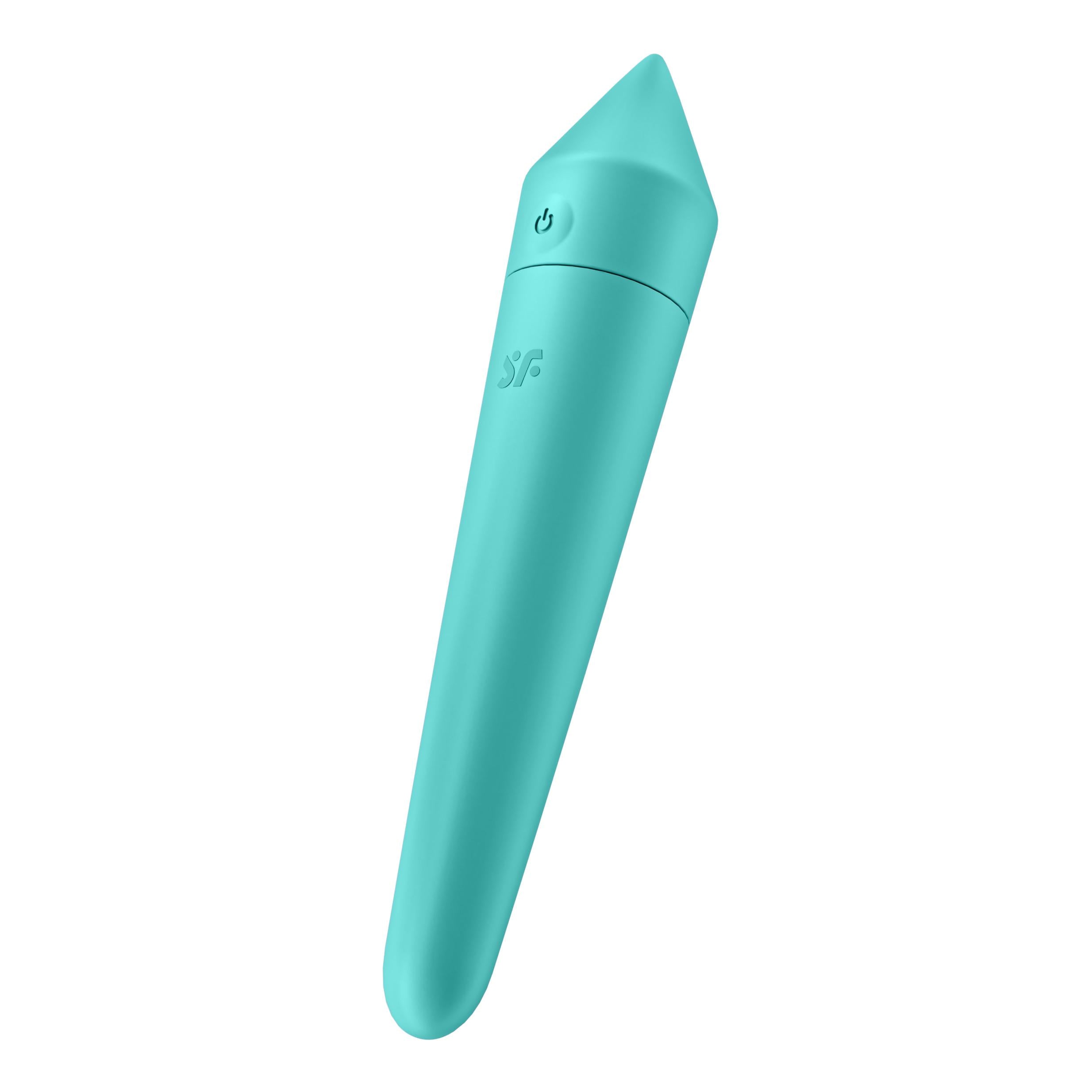 Satisfyer Ultra Power Bullet 8  Vibrator - Turquoise