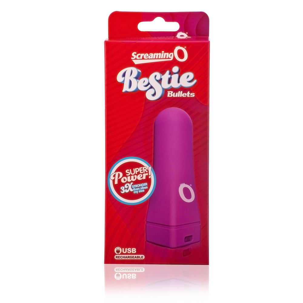 Screaming O Charged Bestie Bullet Vibrator - Purple