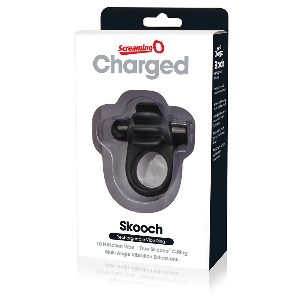 Screaming O Charged Skooch Vooom Mini Vibrator Black