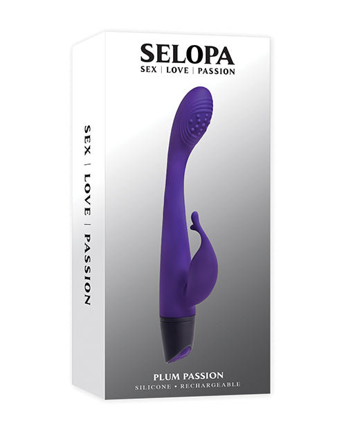 Selopa Plum Passion Rabbit Vibrator - Purple