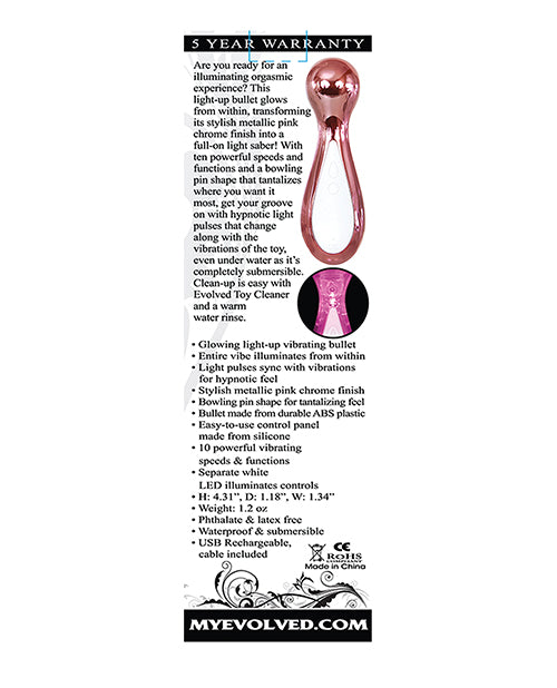 Sensational Journey With Submersible Light-Up Bullet Pink