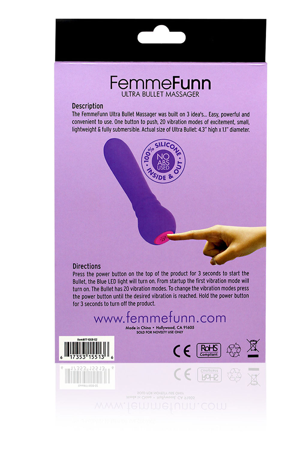 SensorySerenity Discreet Stimulator Bullet Vibrator
