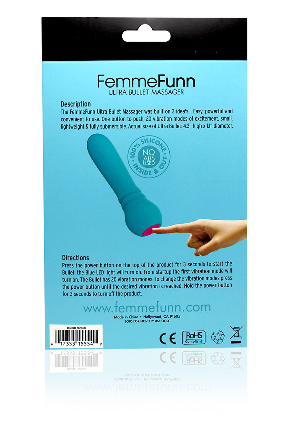 SensorySerenity Discreet Stimulator Bullet Vibrator
