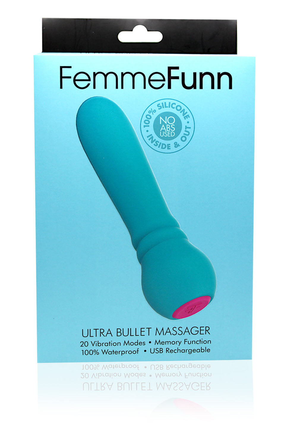 SensorySerenity Discreet Stimulator Bullet Vibrator Turquoise