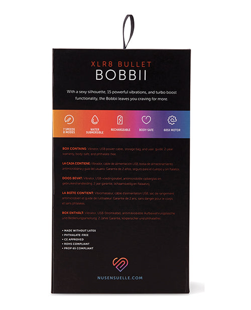 Sensuelle Bobbii Flexible Vibrator Xlr8 Turbo Boost