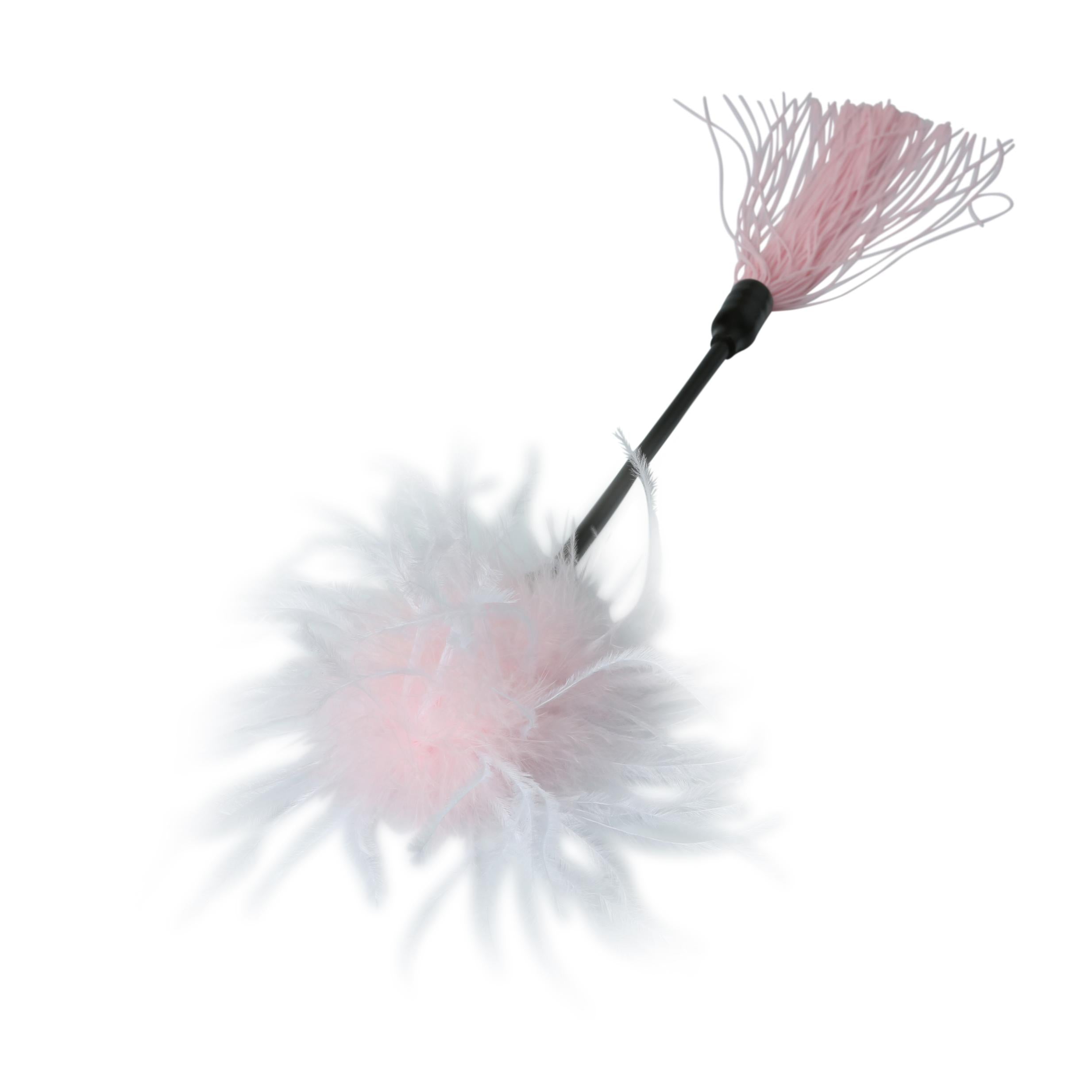 Sex and Mischief Whip and Tickle - Pink and White Pink & White