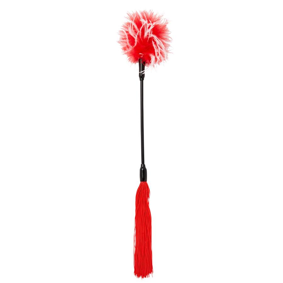 Sex and Mischief Whip and Tickle - Pink and White Red & White