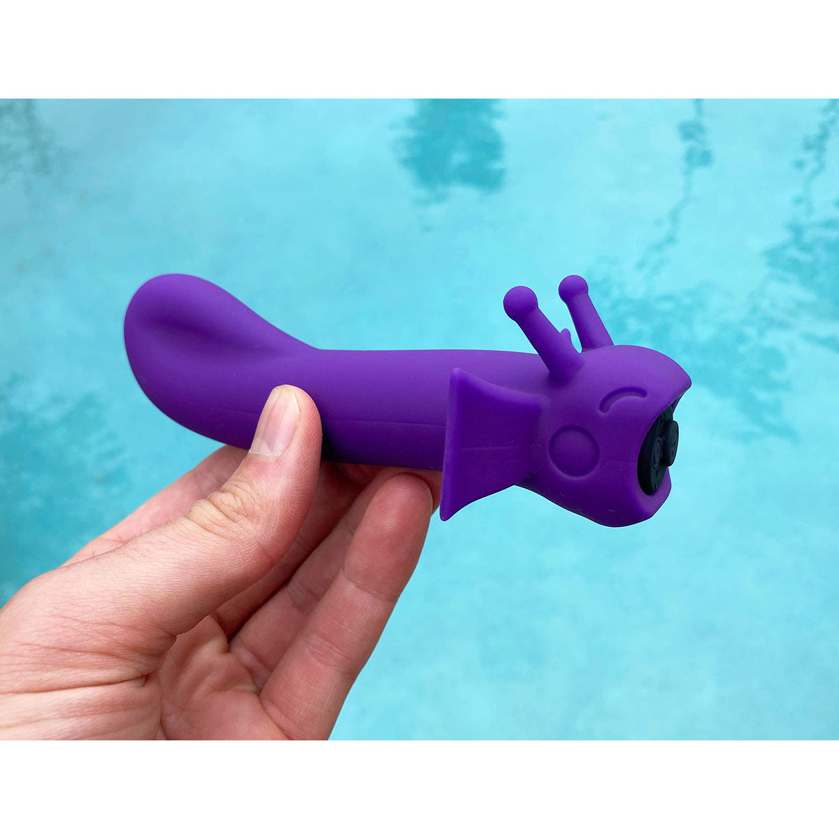 Shimmer Ergonomic Gender Neutral Anal Vibrator - Moonlight